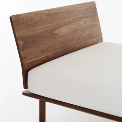 4 pieds en bois foncé 26cm