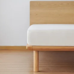 4 pieds en bois naturel 26cm