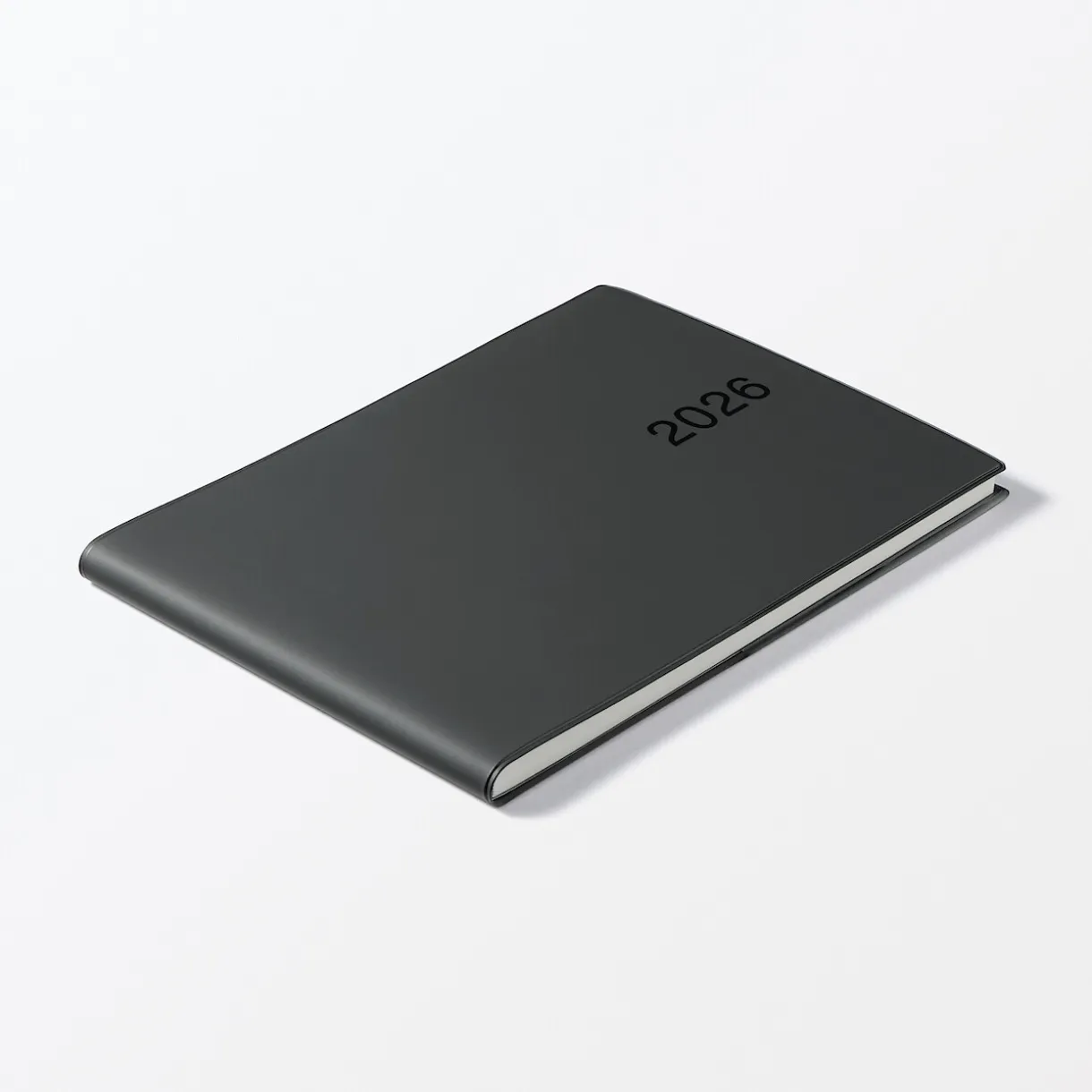 Agenda mensuel et hebdomadaire 2026 - Format B6, Noir