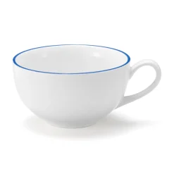 Art de la table du quotidien - Tasse à thé à bande bleue