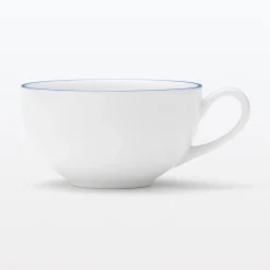 Art de la table du quotidien - Tasse à thé à bande bleue