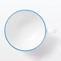 Art de la table du quotidien - Tasse à thé à bande bleue