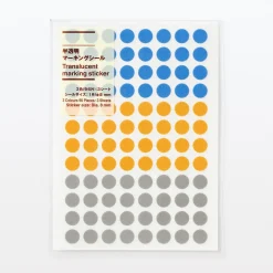 Autocollants de marquage translucides