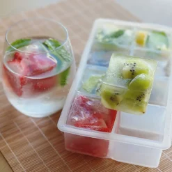 Bac à glaçons en silicone carré