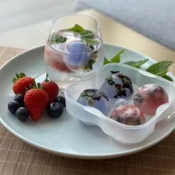 Bac à glaçons en silicone rond