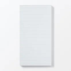 Bloc-notes coloré à lignes horizontales, Grand
