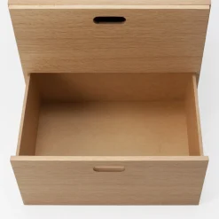 Bloc‐tiroir en chêne ‐ 2 tiroirs (Dont Eco‐part. 0,82 €)