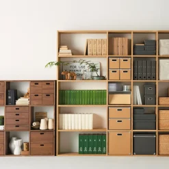 Bloc‐tiroir en noyer ‐ 2 tiroirs (Dont Eco‐part. 0,82 €)