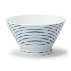 Bol à riz en porcelaine Hasami ‐ Motif rayures, Petite