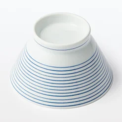 Bol à riz en porcelaine Hasami ‐  Motif rayures, Petite