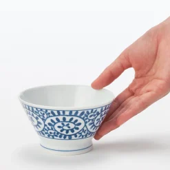 Bol à riz en porcelaine Hasami ‐ Motifs arabesque, Petite