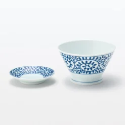 Bol à riz en porcelaine Hasami - Motif arabesque, Grande