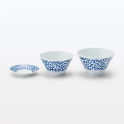 Bol à riz en porcelaine Hasami - Motif arabesque, Grande