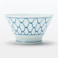 Bol à riz en porcelaine Hasami - Motif maille, Petit