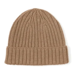 Bonnet unisexe en laine côtelée antidémangeaisons