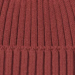 Bonnet unisexe en laine côtelée antidémangeaisons