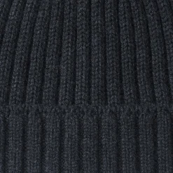 Bonnet unisexe en laine côtelée antidémangeaisons