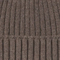 Bonnet unisexe en laine côtelée antidémangeaisons