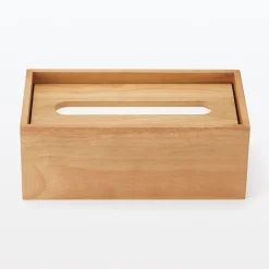Boîte à mouchoirs en bois 24.5 x 12 x 9 cm