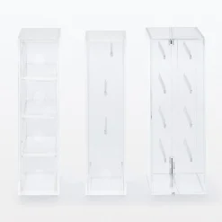 Boîte 4 tiroirs en acrylique L6.7X P17.5X H25cm