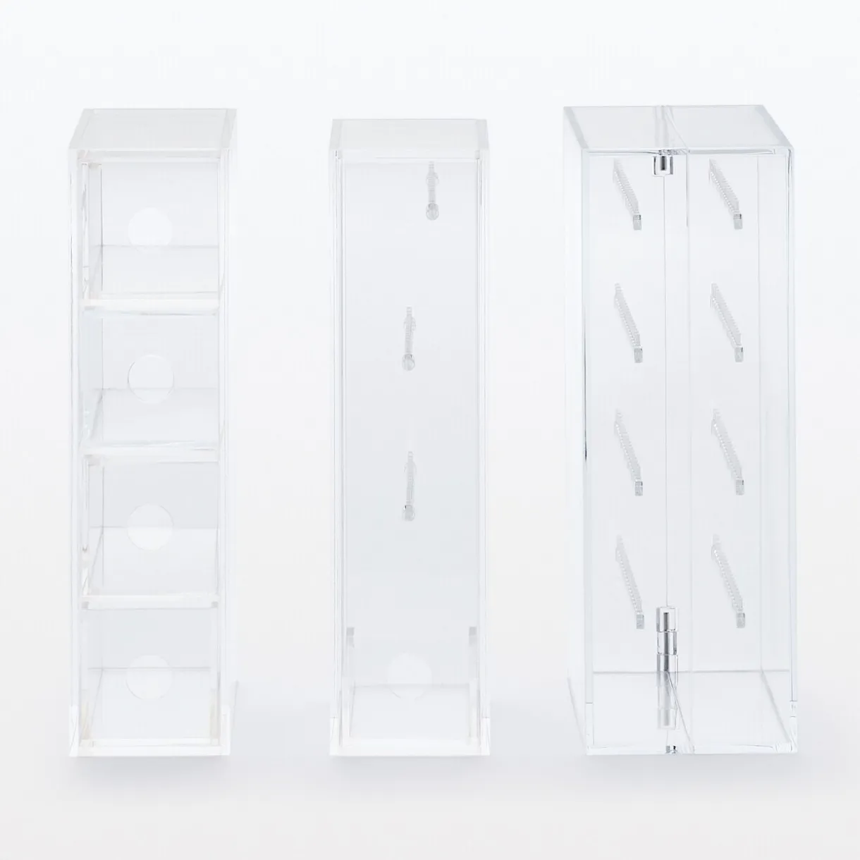 Boîte 4 tiroirs en acrylique L6.7X P17.5X H25cm