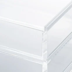 Boîte acrylique 2 tiroirs + couvercle L17.5X P13X H9.5cm