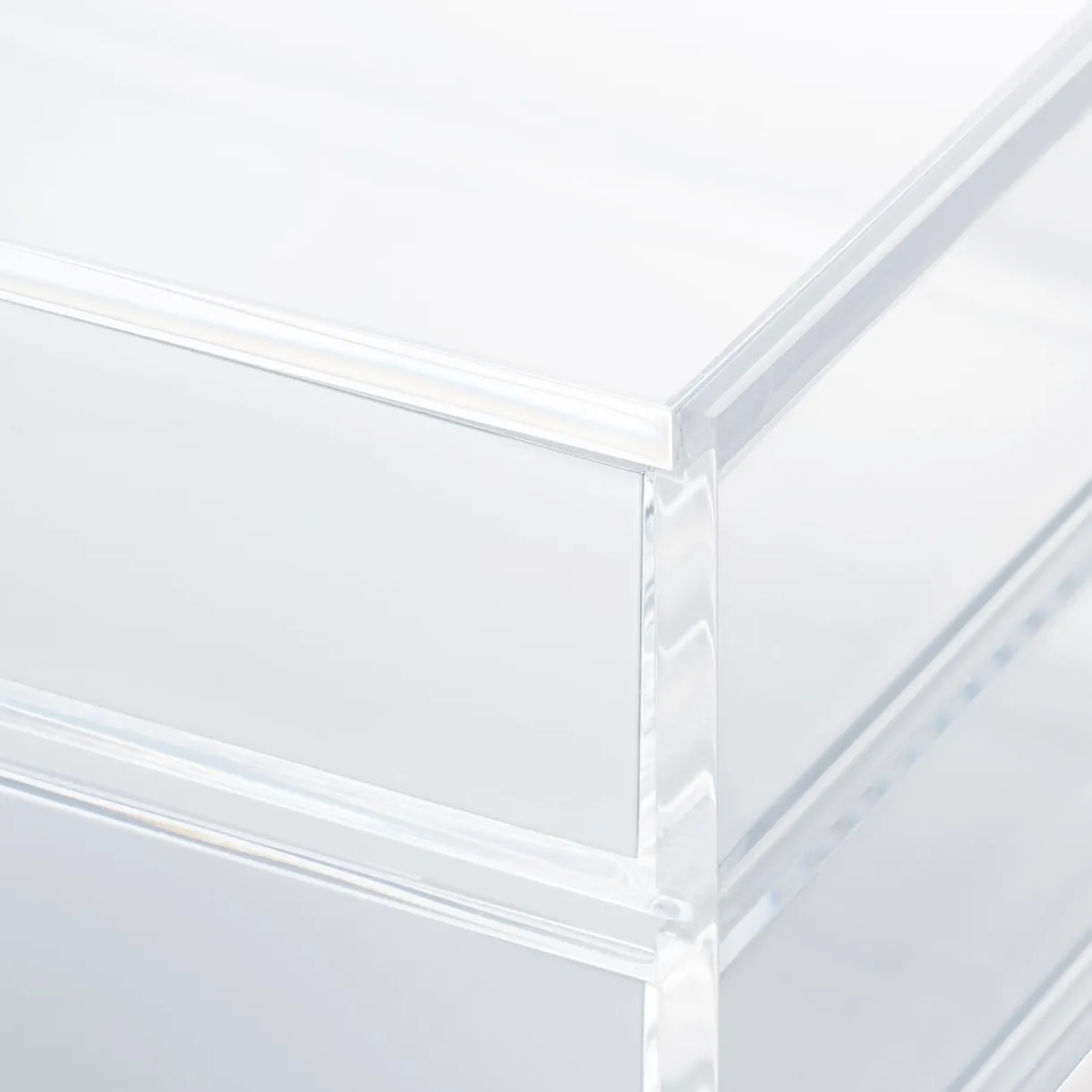 Boîte acrylique 2 tiroirs + couvercle L17.5X P13X H9.5cm