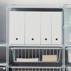 Boîte archive grise large en PP L15X P32X H24cm