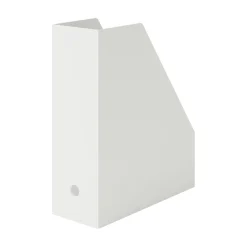 Boîte archives grise en biais en PP L10X P27.7X 31.6cm