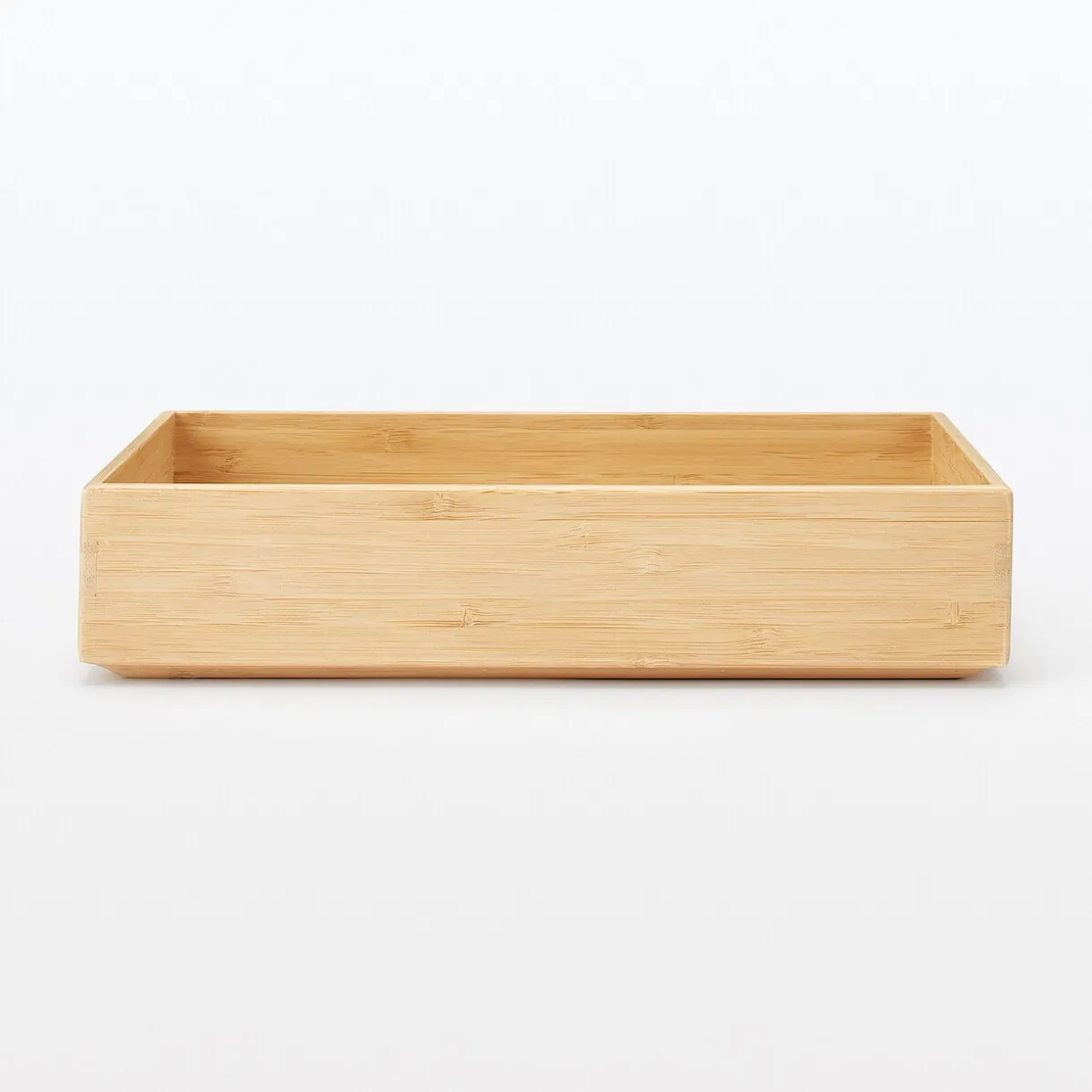 Boîte de rangement en bambou L17X P26X H5.5cm