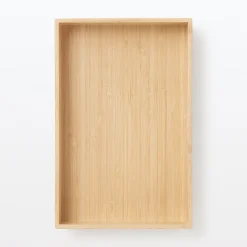 Boîte de rangement en bambou L17X P26X H5.5cm