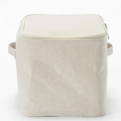 Boîte de rangement souple avec couvercle rectangle L37X P26X H26cm