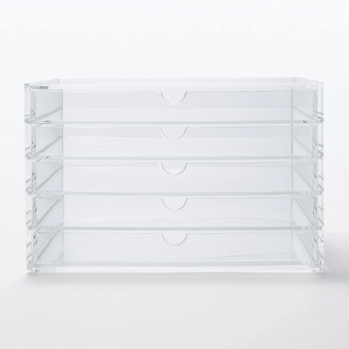 Boîte en acrylique 5 tiroirs L25.5X P17X H16cm