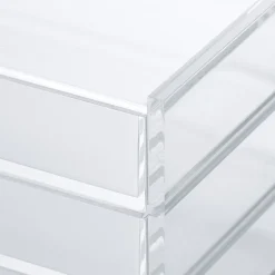 Boîte en acrylique 5 tiroirs L25.5X P17X H16cm