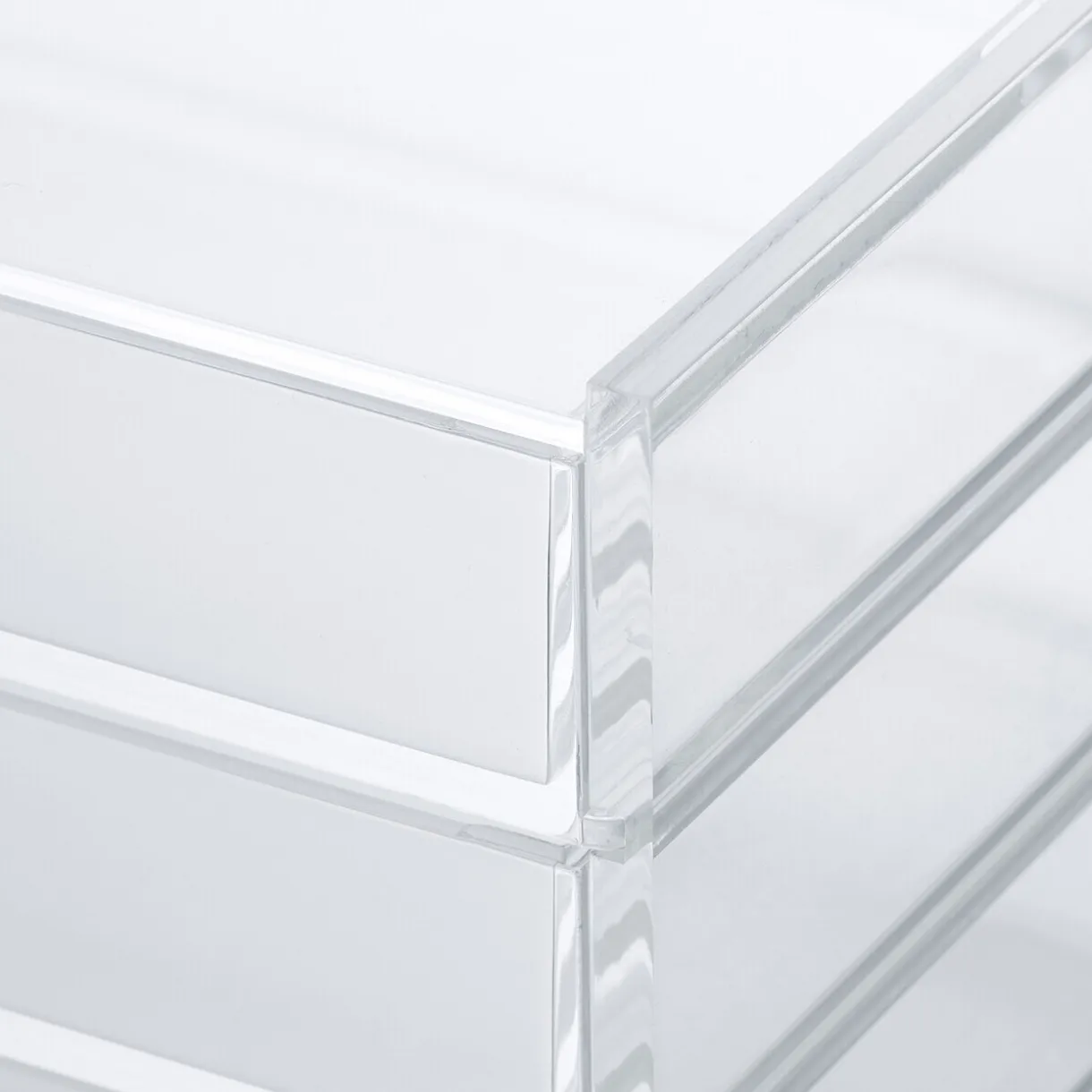 Boîte en acrylique 5 tiroirs L25.5X P17X H16cm
