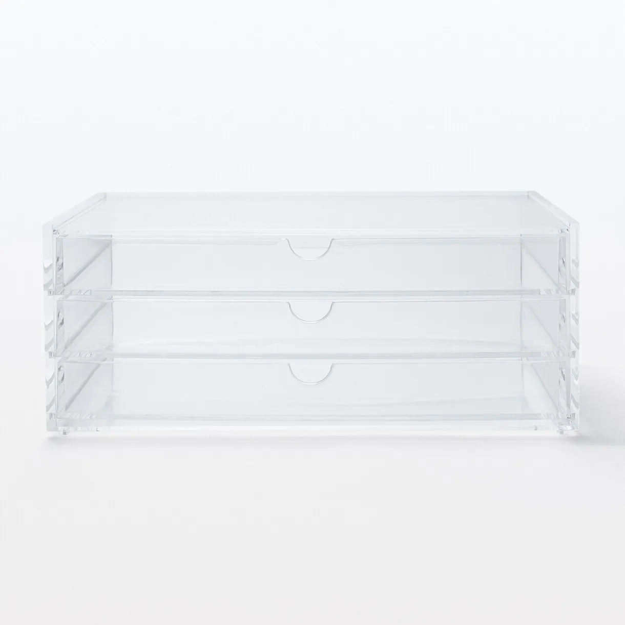 Boîte en acrylique 3 tiroirs L25.5X P17X H10cm