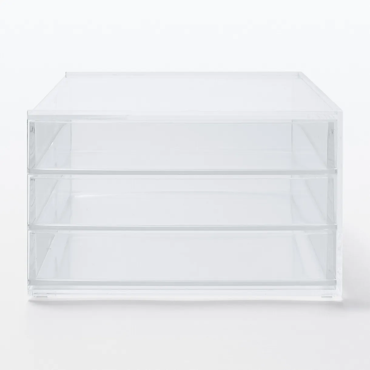 Boîte en acrylique 3 tiroirs L25.5X P17X H10cm
