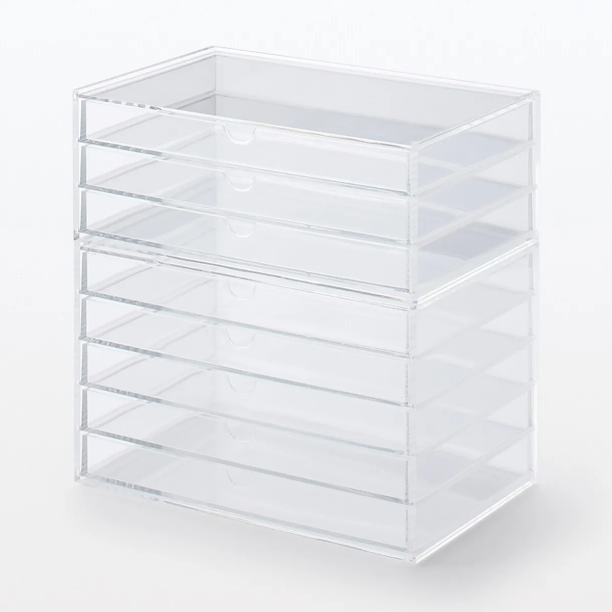 Boîte en acrylique 3 tiroirs L25.5X P17X H10cm