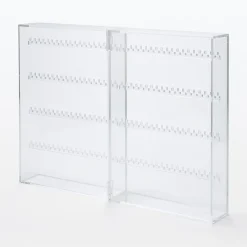 Boîte en acrylique pour colliers et boucles d'oreilles L17.5X P8.8X H25cm