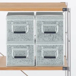 Boîte en métal galvanisé L19X P29X H16cm