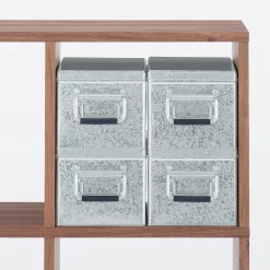 Boîte en métal galvanisé L19X P29X H16cm