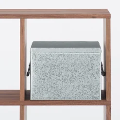 Boîte en métal galvanisé L26X P37X H24cm