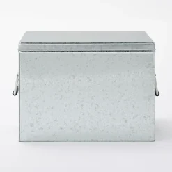 Boîte en métal galvanisé L26X P37X H24cm