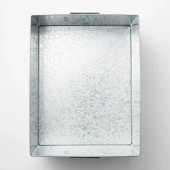 Boîte en métal galvanisé L26X P37X H24cm
