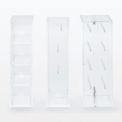 Boîte pour boucles d'oreilles et colliers en acrylique L6.7X P13X H25cm