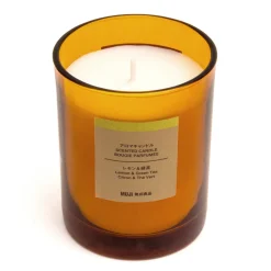 Bougie 1 mèche citron et thé vert
