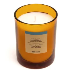 Bougie 1 mèche eau et bergamote