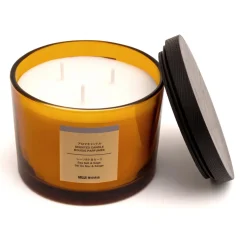 Bougie 3 mèches sel de mer et sauge