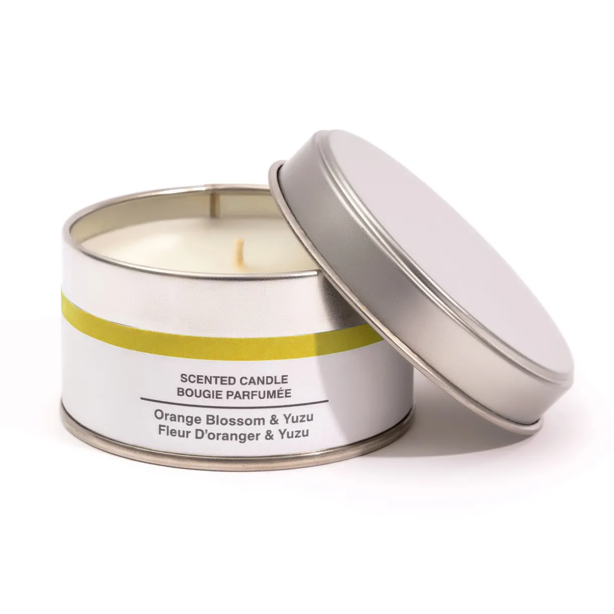 Bougie Métal ‐ Fleur d'oranger et yuzu