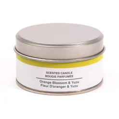 Bougie Métal ‐ Fleur d'oranger et yuzu